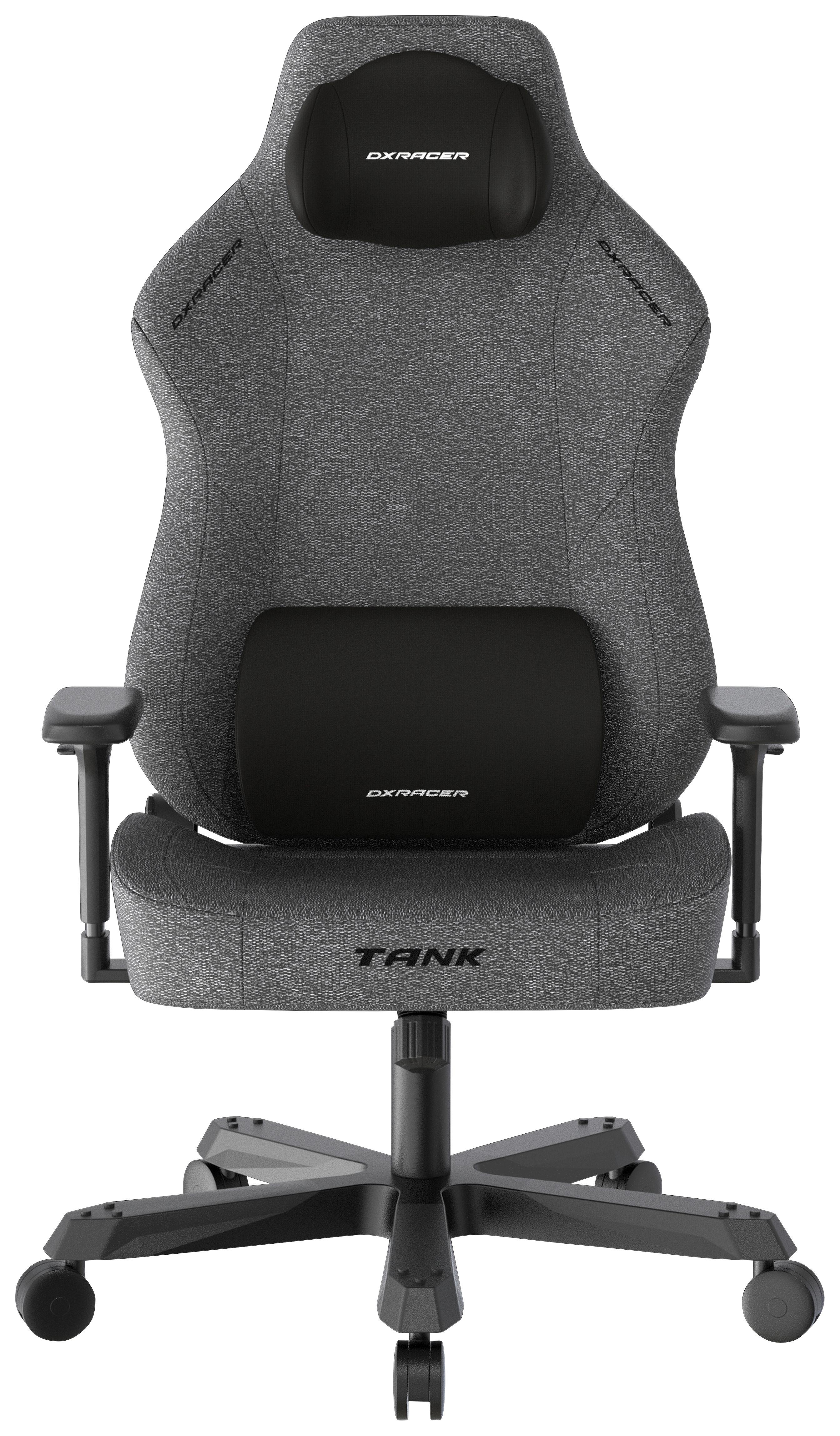 GAMINGSTOL TANK XL - svart/antracit, Modern, metall/textil (80/140/80cm) - Dxracer