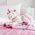 Plüschtier Feemi in Weiß/pink - Weiß, LIFESTYLE, Textil (35cm) - MÖMAX modern living
