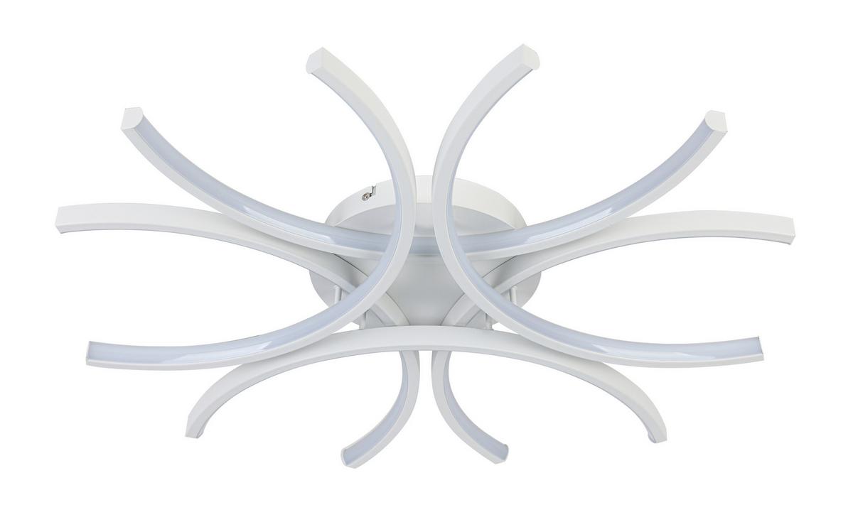 LED-Deckenleuchte Wilma Weiß max. 36 Watt - Weiß, MODERN, Kunststoff/Metall (60/60/8,5cm) - Mömax