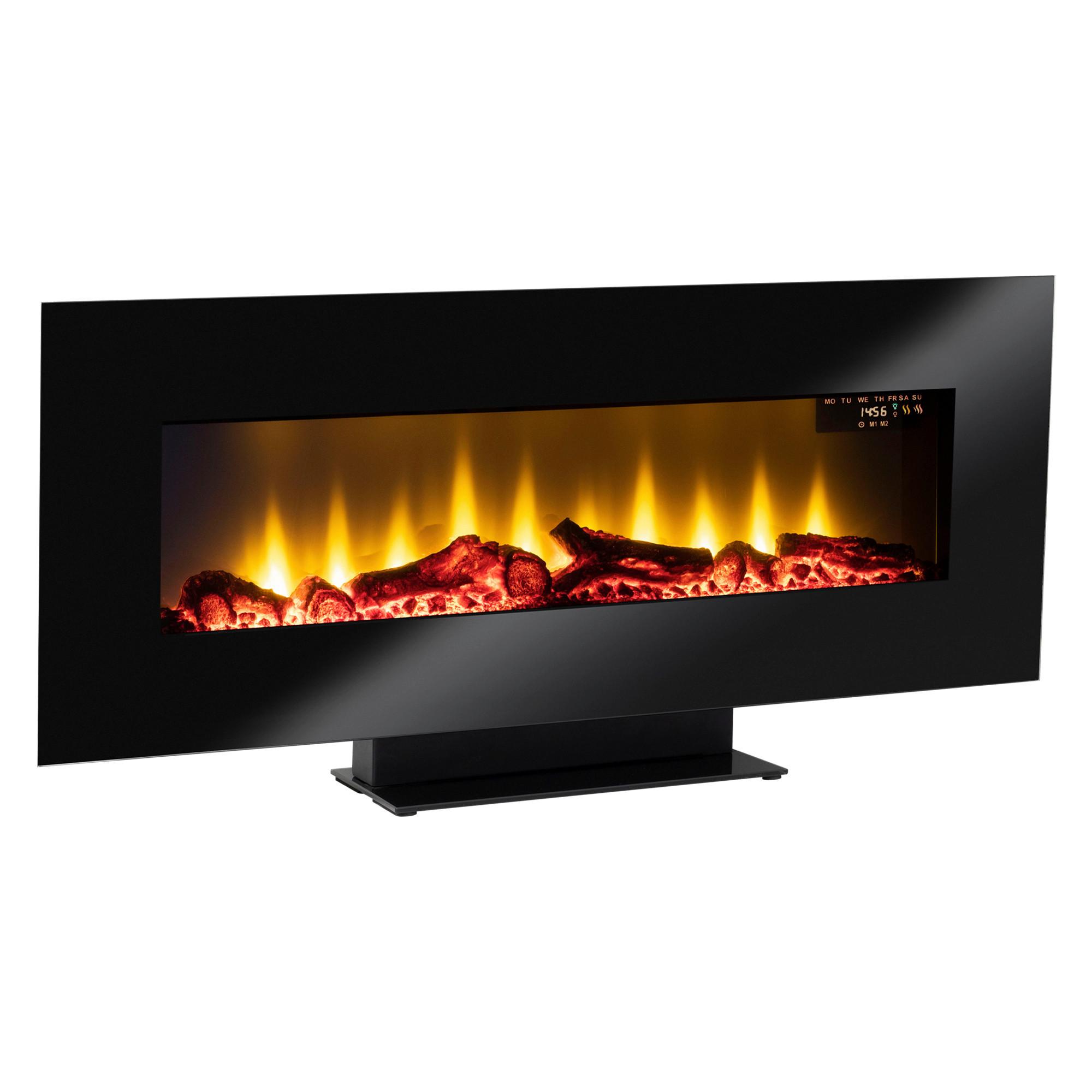 Elektromos Kandalló Fkk 24 - Basics, műanyag/Üveg (107/50/24cm)