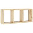 Wandboard in Eichefarben - Eichefarben, MODERN, Wellpappe (70/30/15,5cm) - MÖMAX modern living