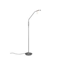 LED-Stehleuchte Monza Nickelfarben max. 12 Watt - Nickelfarben, Basics, Metall (145/25/50cm) - Trio Leuchten
