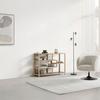 HYLLA BOSTON - naturfärgad, Modern, glas/naturmaterial (114/79/34cm) - Mömax