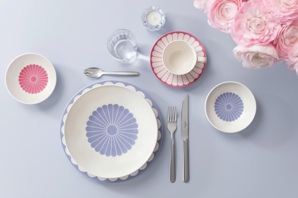 TALERZ DO MAKARONU 10-4551-3381 VILLEROY & BOCH - biały/jasnoniebieski, Modern, ceramika (24/5cm) - Villeroy & Boch