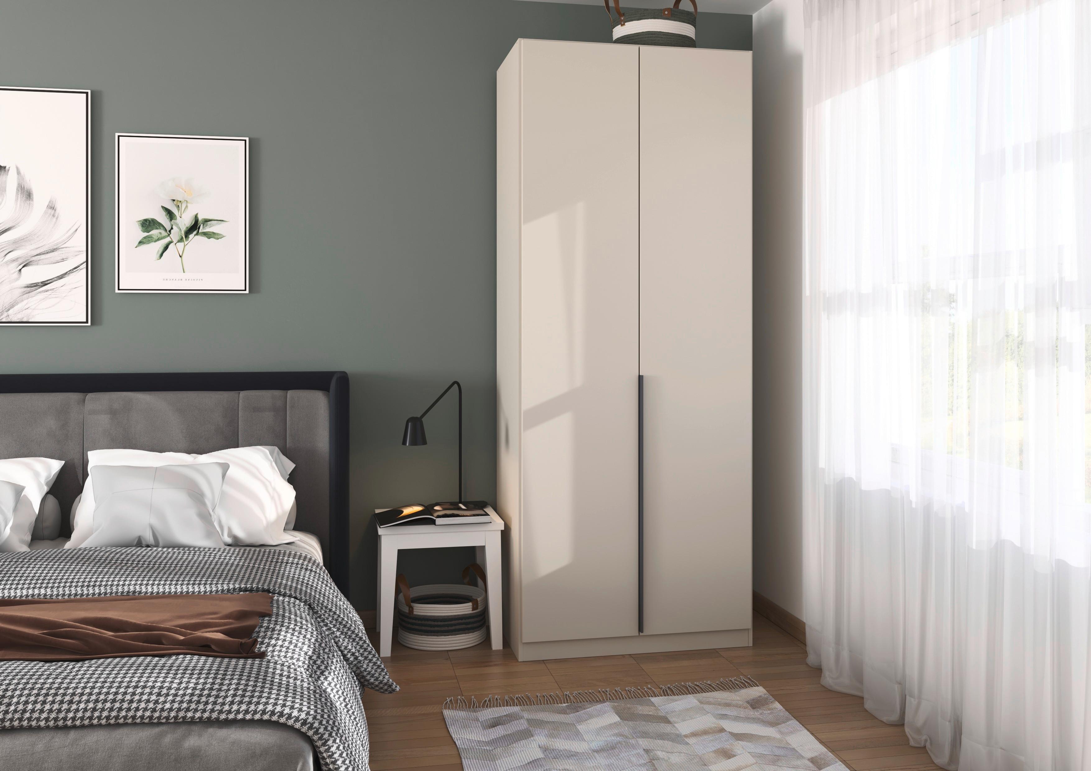 DULAP USI ROTATIVE ALABAMA - șampanie, Trend, material pe bază de lemn (91/229/54cm) - Modern Living