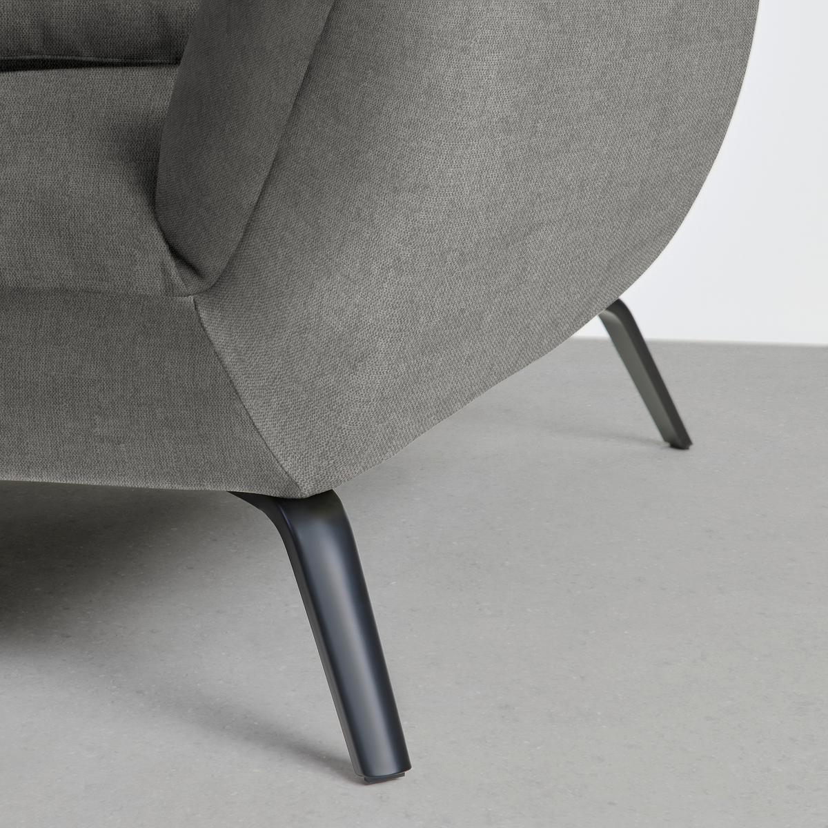 Wohnlandschaft Trendy Grau - Schwarz/Grau, Modern, Holzwerkstoff/Textil (250/93/310cm) - Premium Living