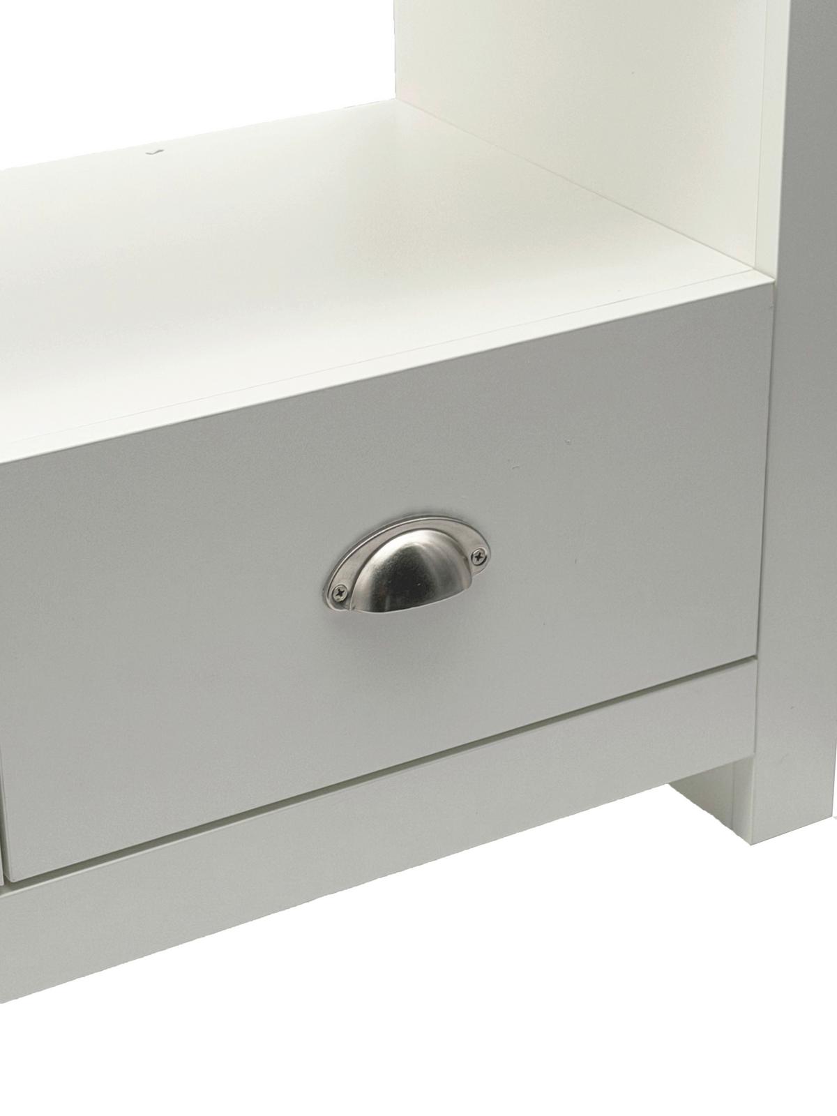 Comodă Joasă Wl7.770 - alb, Design, material pe bază de lemn (85/39/58cm) - Livetastic