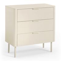 Kommode Brenda Kaschmir MDF/Eisen - Kaschmir, MODERN, Holzwerkstoff/Metall (80/85/40cm) - Bessagi Home