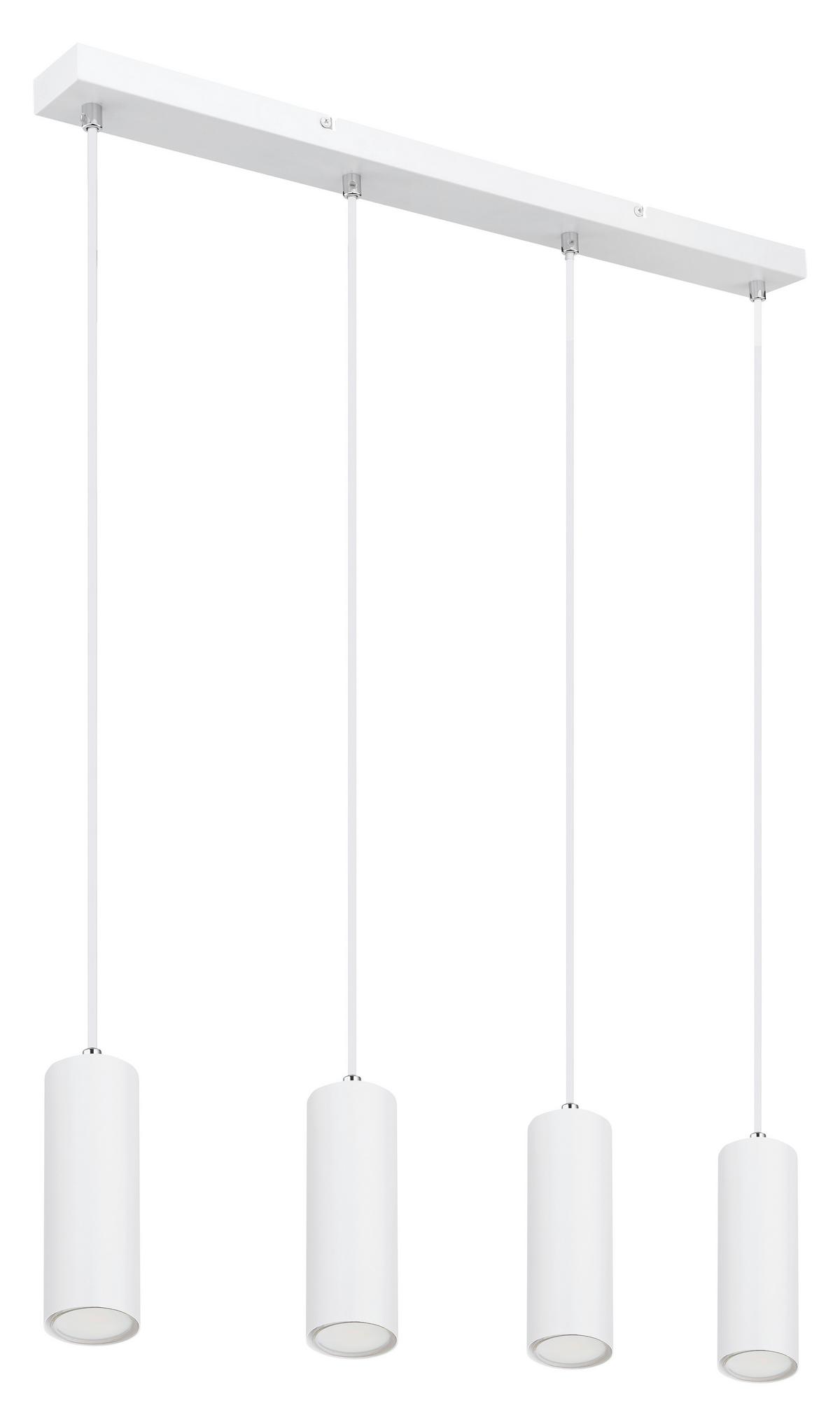 Hängeleuchte Robby max. 35 Watt - Weiß, Design, Metall (65/6/120cm) - Globo