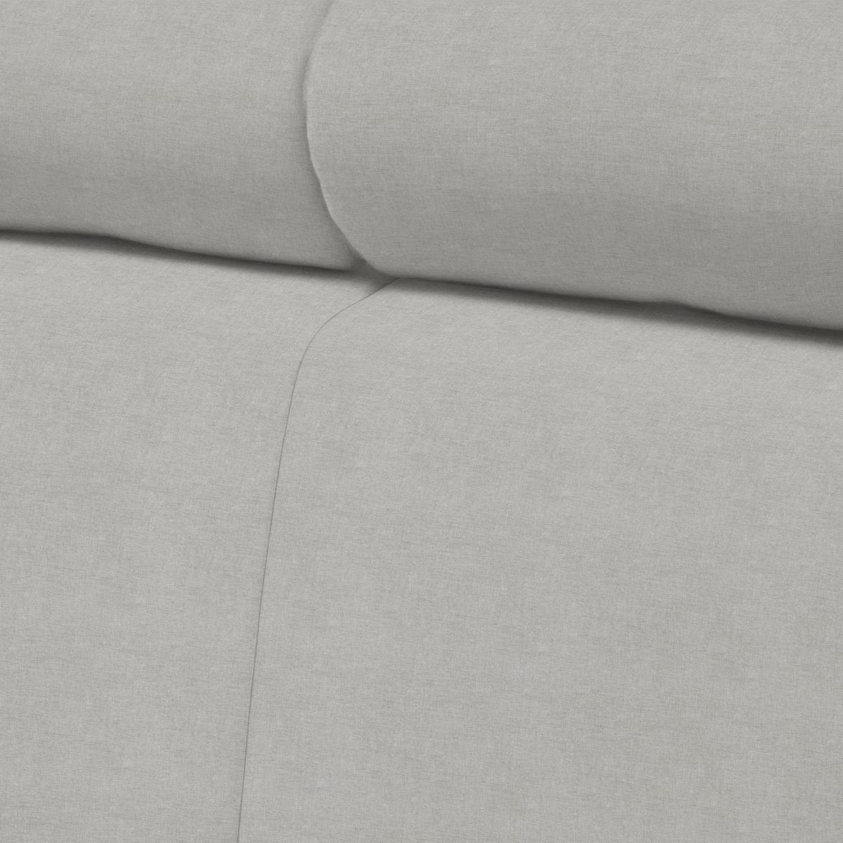Ecksofa Lugo Hellgrau - Hellgrau, MODERN, Holz/Kunststoff (205/98/266cm) - Mömax