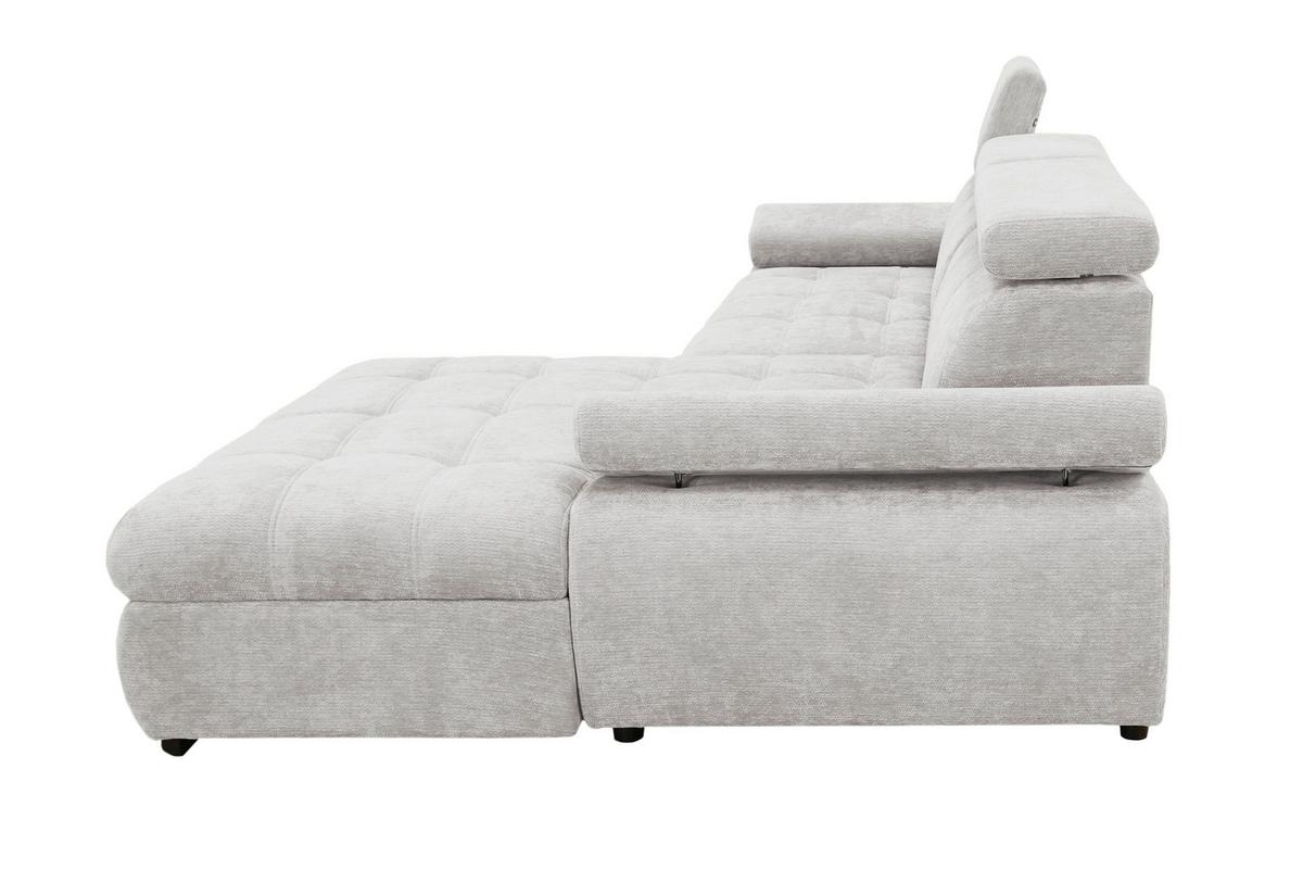 Coltar VEGAS - gri deschis, Design, lemn/textil (294/173cm) - Modern Living