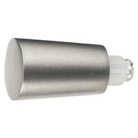 Endstück Combi Tulpe aus Metall - Edelstahlfarben, MODERN, Metall (1/1/1cm) - Modern Living