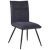 Stuhl Nova Grau - Schwarz/Grau, MODERN, Textil/Metall (47/88/63cm) - Premium Living