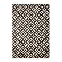 Flachwebeteppich Scandy 210 Schwarz/nat 200x290 - Schwarz/Naturfarben, Basics, Textil (200/290cm) - Kayoom