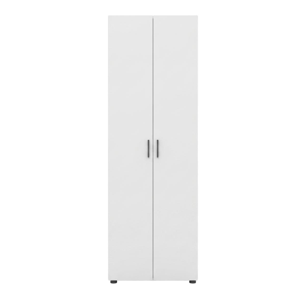 Ormar Charlie - bela, Konvencionalno, pločasti materijal/plastika (60/180/33,6cm) - Modern Living