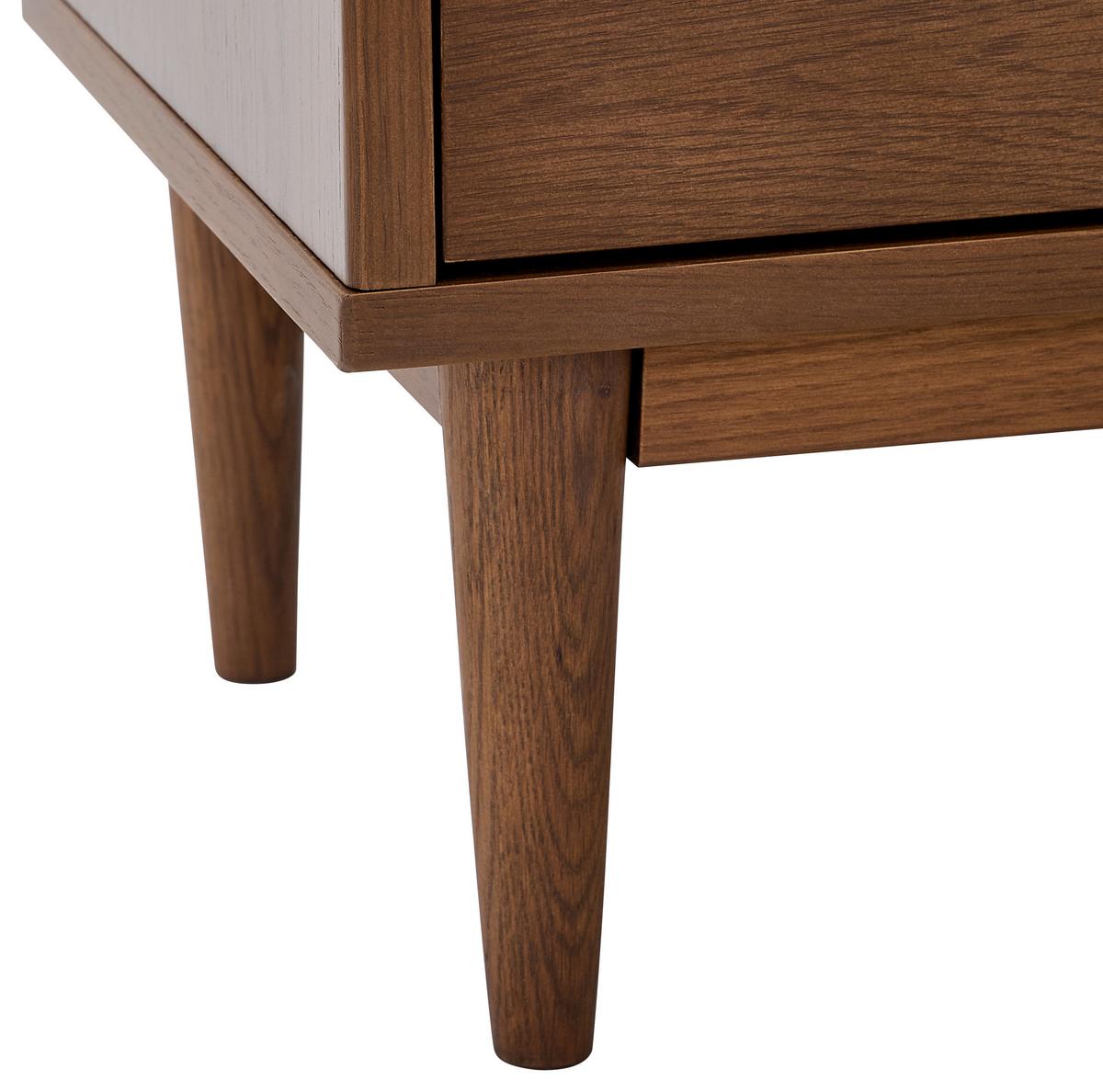 KOMODA SZEROKA SIDEBOARD - kolor orzecha włoskiego/kolor złoty, Lifestyle, materiał drewnopochodny/metal (148/74/40cm) - MID.YOU