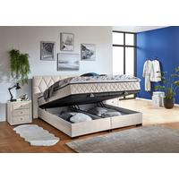 Box Krevet Maya B - crna/krem, Konvencionalno, drvni materijal/drvo (200/220cm) - Based