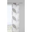 Lapfüggöny Anna - ezüst színű/fehér, modern, textil (60/245cm) - MÖMAX modern living