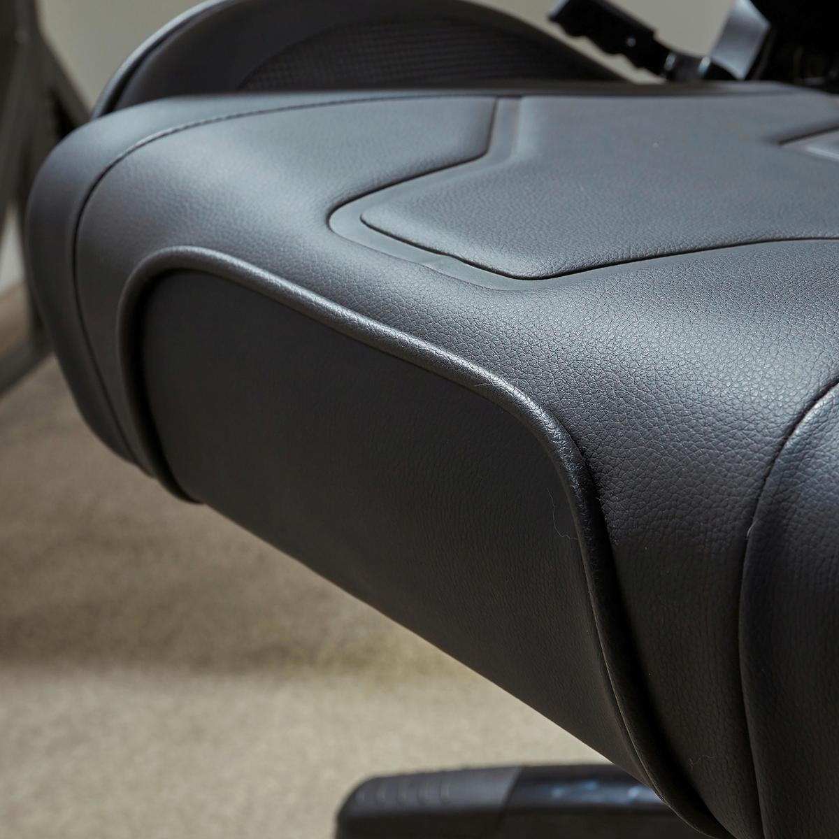 Gamingsessel Agility ca. 59,9x122x66cm Schwarz - Schwarz, MODERN, Kunststoff/Textil (59,9/122/66cm) - X Rocker