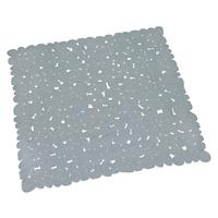 DUSCHEINLAGE STONES - Hellgrau, Kunststoff (50/50cm) - Modern Living