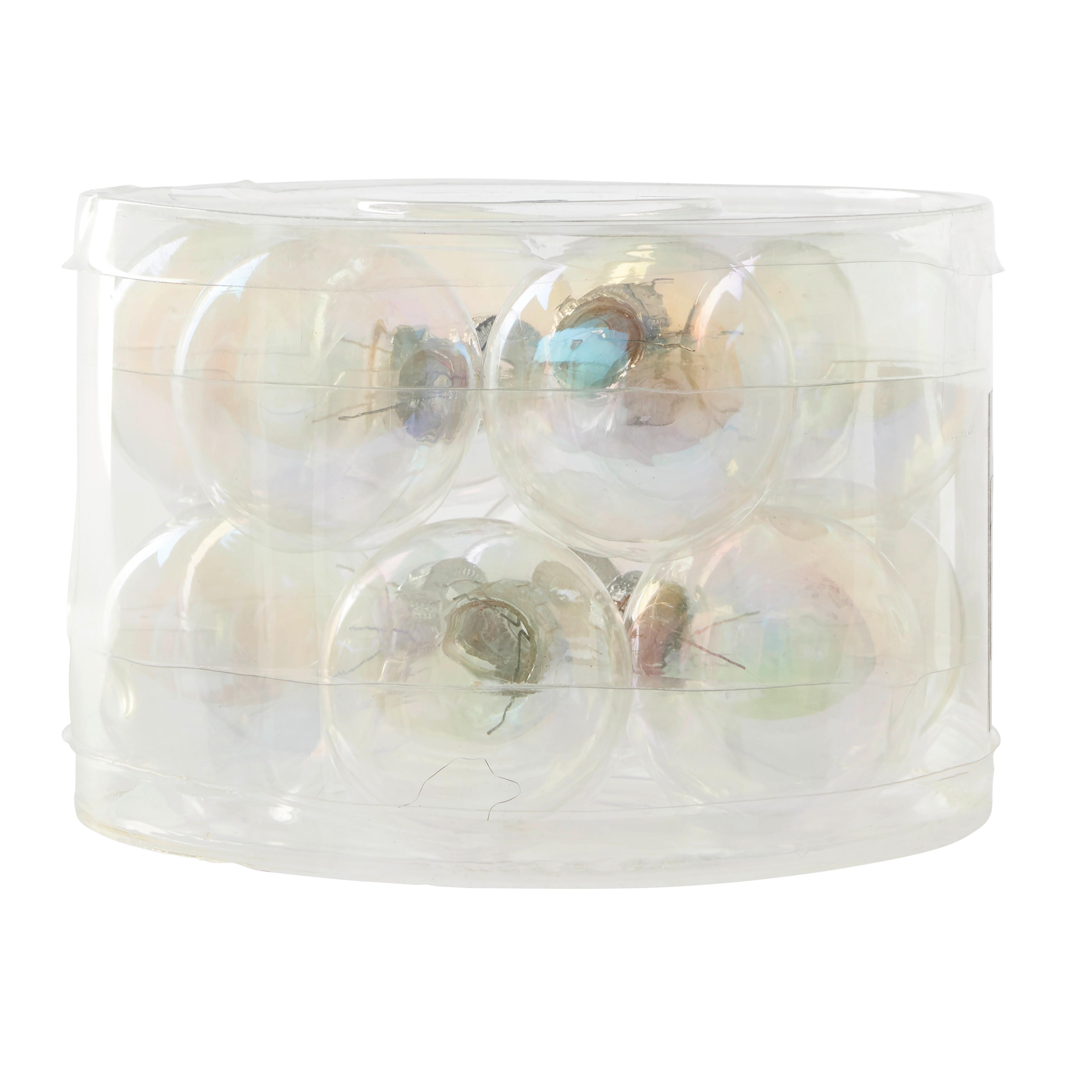 ZESTAW BOMBEK CHOINKOWYCH ANNABELL - masa perłowa, Modern, szkło (5cm) - Modern Living