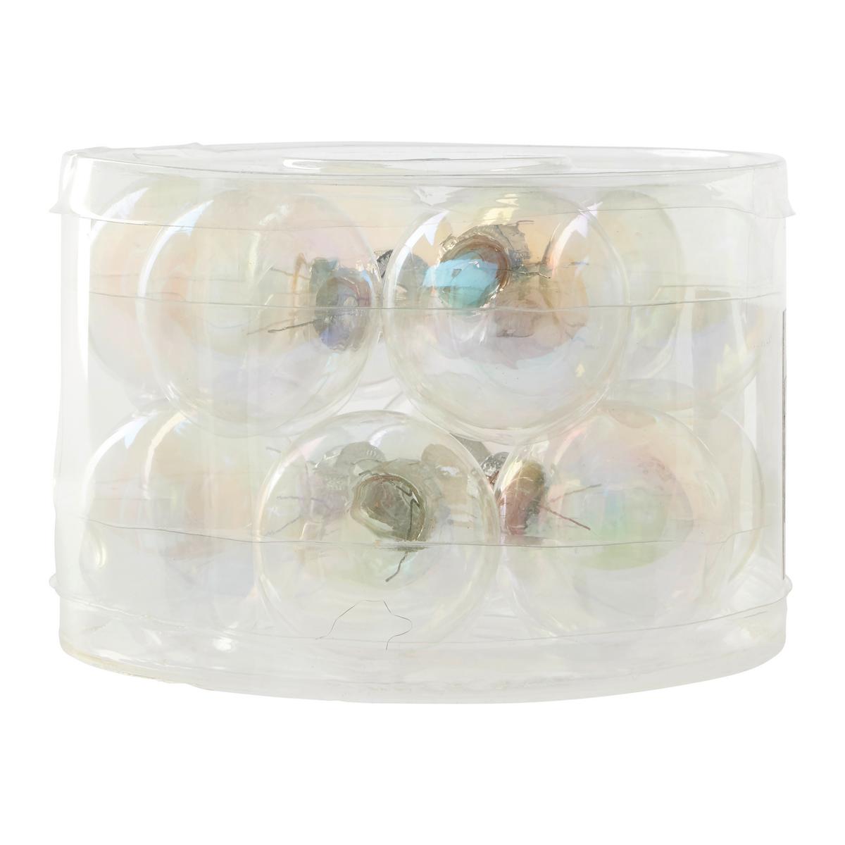 ZESTAW BOMBEK CHOINKOWYCH ANNABELL - masa perłowa, Modern, szkło (5cm) - Modern Living