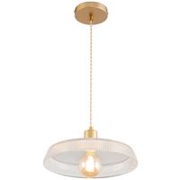 LAMPA WISZĄCA SIMONA - przejrzysty, Trend, metal/szkło (30/113cm) - Novel