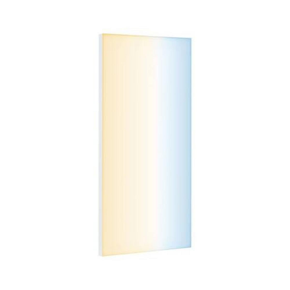 LED-Paneel Velora in Weiß max. 26 Watt - Weiß, Design, Metall (59,5/29,5/5cm) - Paulmann