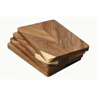 Daska Za Sečenje Set 4/1 Romina - prirodna boja, Romantično / Seoski, drvo (11.5/0,9/15cm) - Mömax