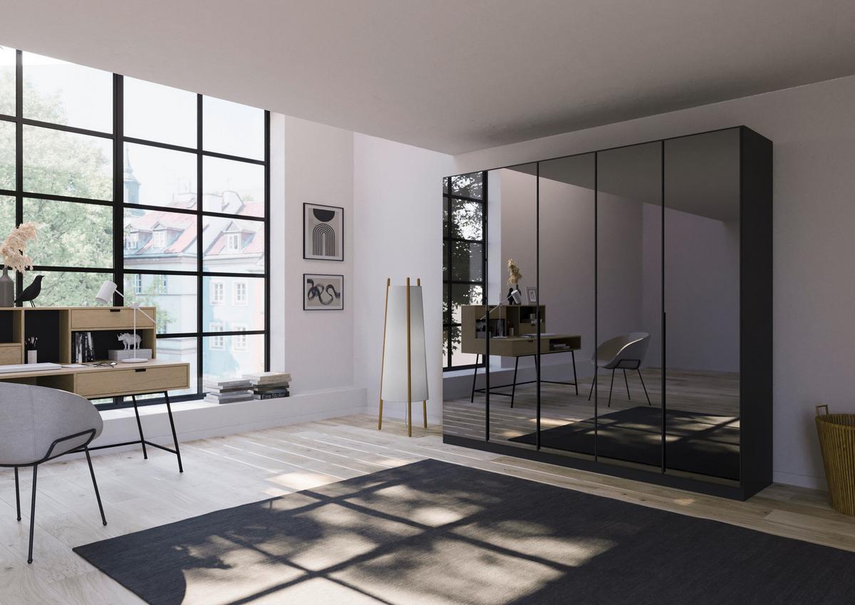 Ormar S Klasičnim Vratima Skyla - siva, Moderno, drvni materijal/metal (226/210/54cm) - Modern Living