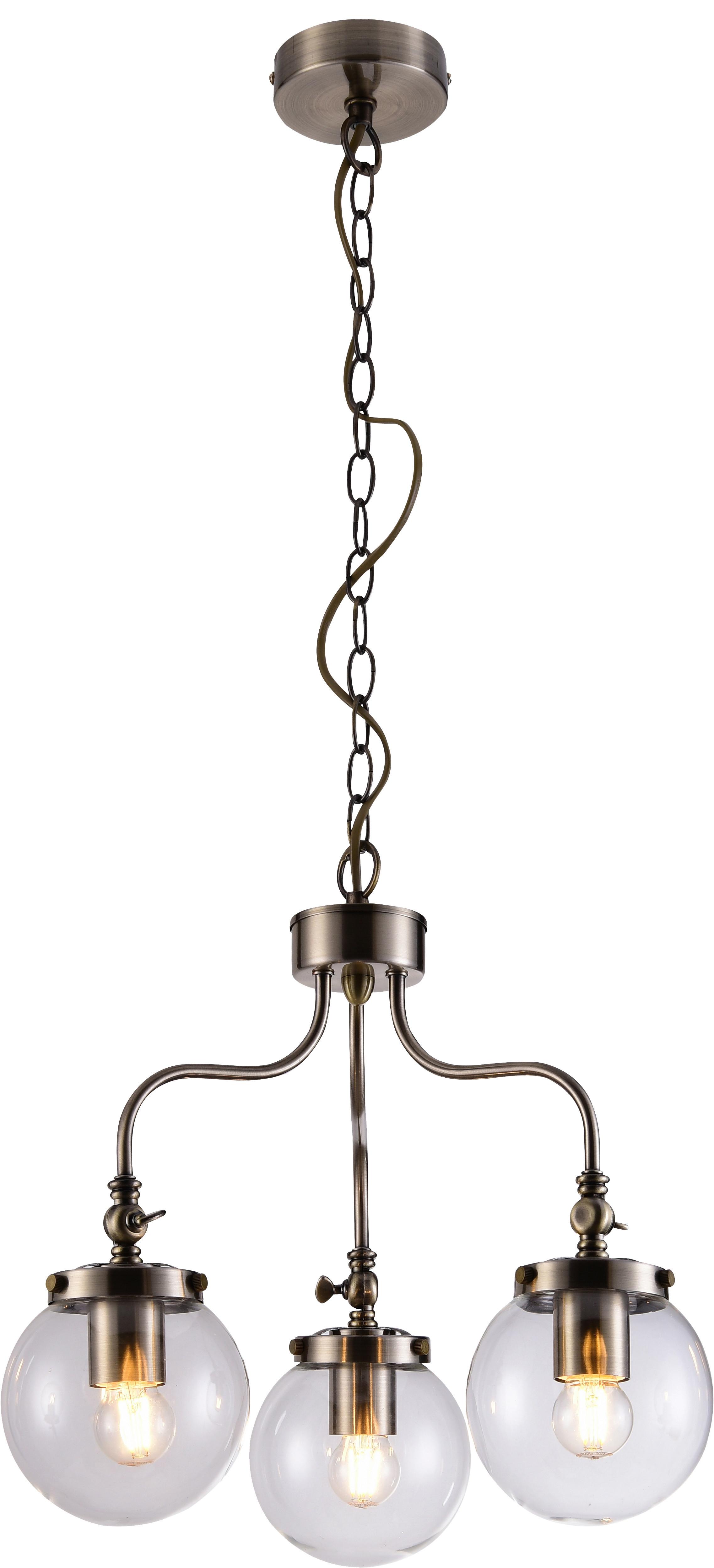 Viseća Svjetiljka Ballet - zlatne boje/crna, Konvencionalno, metal (45/45/80cm)