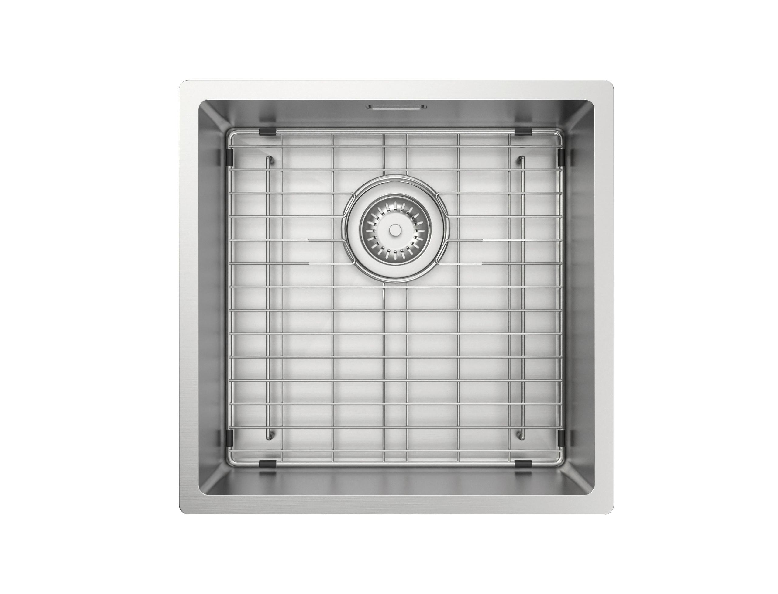 Spüle Aria Edelstahlfarben - Edelstahlfarben, Design, Metall (44/44cm) - Schütte