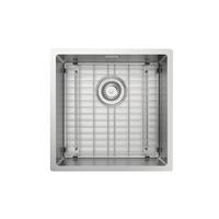 Spüle Aria Edelstahlfarben - Edelstahlfarben, Design, Metall (44/44cm) - Schütte