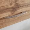 ÖVERSKÅP FLORIDA -EXKLUSIV- - kromfärg/ekfärgad, Modern, metall/trämaterial (40/64/20cm) - Premium Living