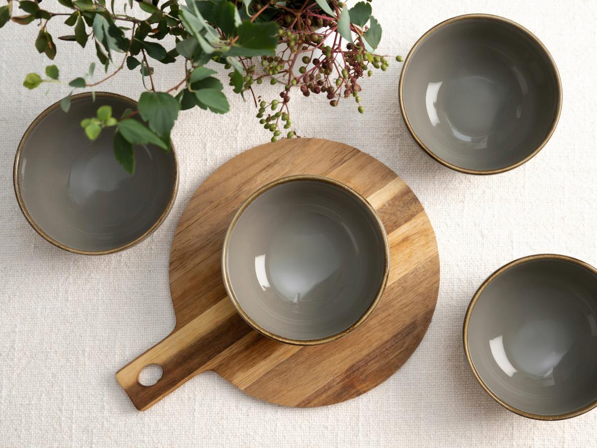 Dipschalenset 22078 Nature Collection - Grau, Trend, Keramik (11,5cm) - Creatable