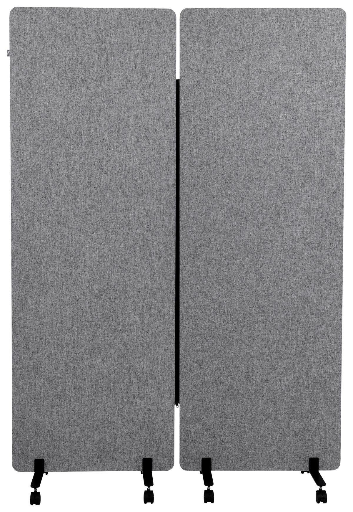 Pregradna Stena Flexmiut, Temno Siva - temno siva, Basics, kovina/umetna masa (60/177/35cm) - MID.YOU