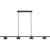 LAMPA WISZĄCA LED 2010813003 CLYDE PELA 4 LINE - czarny, Design, metal (115/8,5cm) - Nordlux