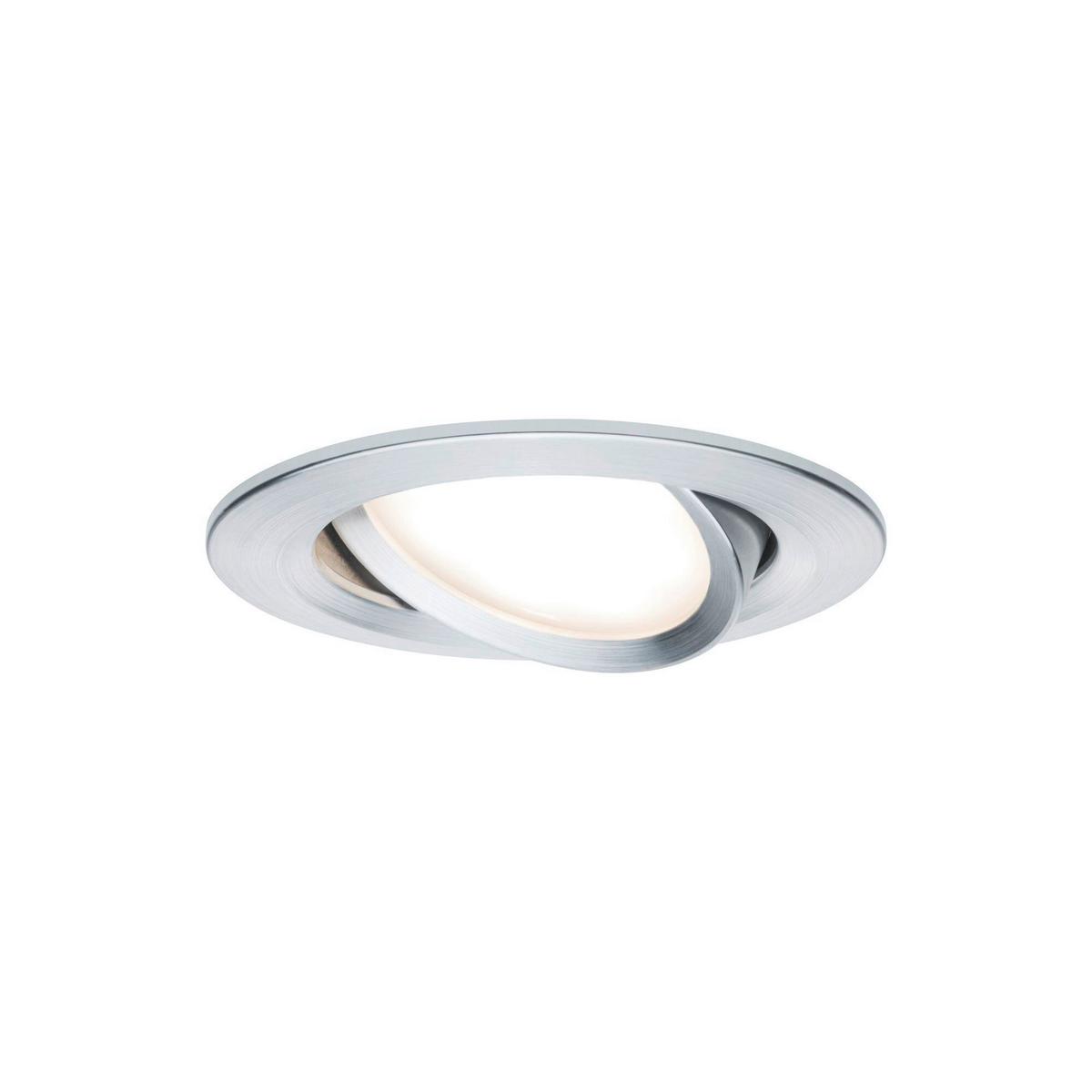 Deckenleuchte Nova in Alufarben max. 6,5 Watt - Basics (8,4cm) - Paulmann