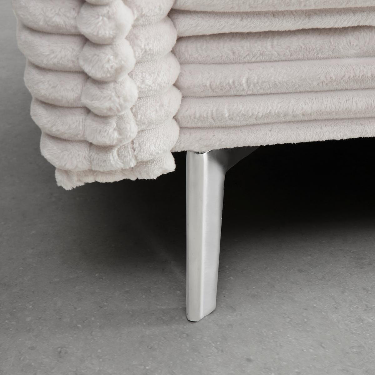 Kanapé Kiss - fehér, Modern, faalapú anyag/textil (241/90/117cm) - Mömax