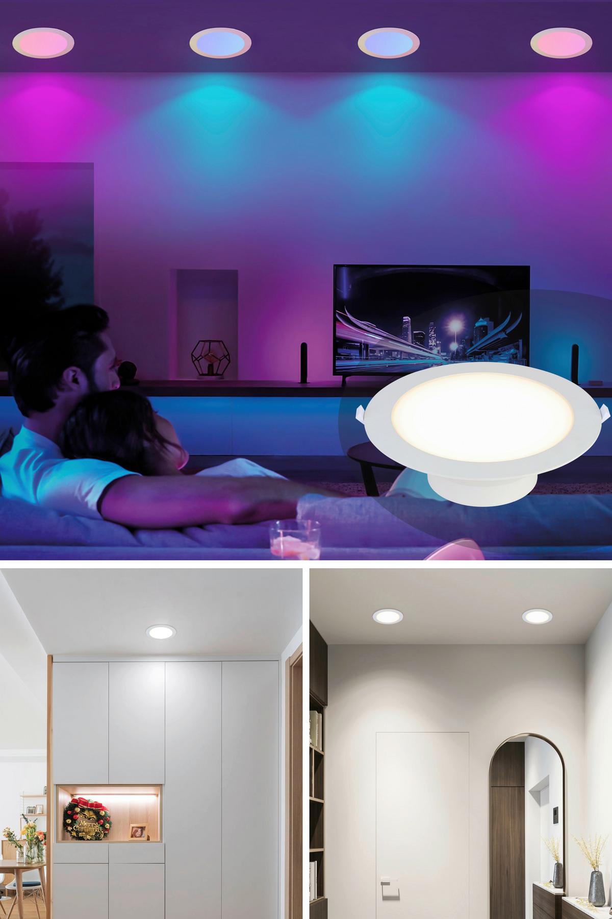 GŁOWICA LED SPOTLIGHT *SH*SBN* - biały, Basics, tworzywo sztuczne (22,8/7,8cm) - Novel