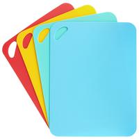 Vágódeszkaszett Lina - sárga/piros, műanyag (38/29cm) - Modern Living