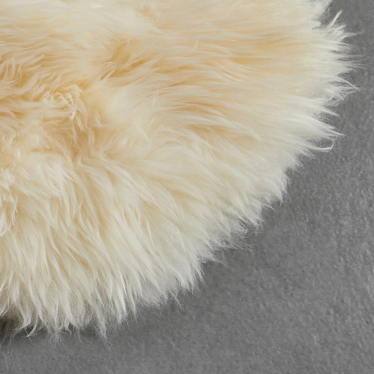 Schaffell Emma in Weiß ca. 60x45cm - Weiß, Textil (45/60cm) - Mömax