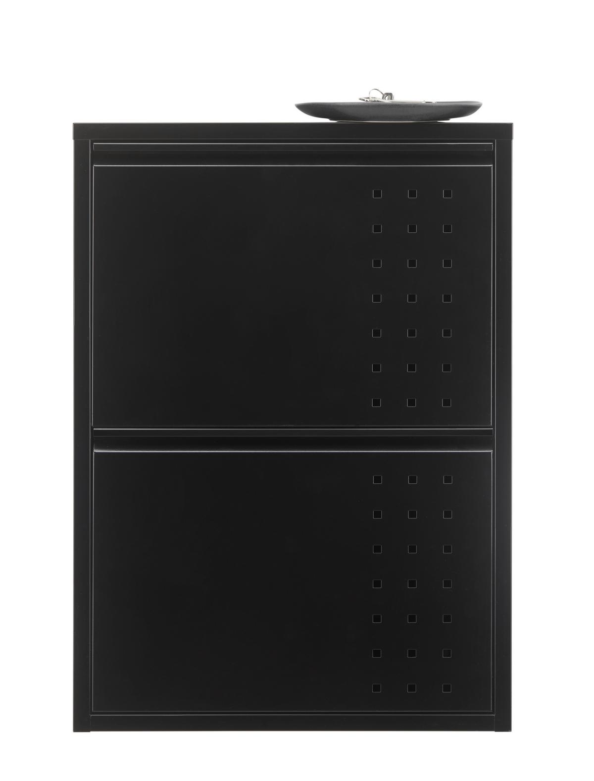 Schuhkipper in Schwarz - Schwarz, Modern, Metall (50/70/15cm) - Mömax