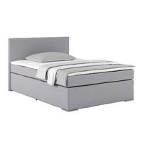 Boxspring Krevet Nero - sivo-smeđa/svijetlo siva, Konvencionalno, tekstil/metal (140/200cm) - Best Price