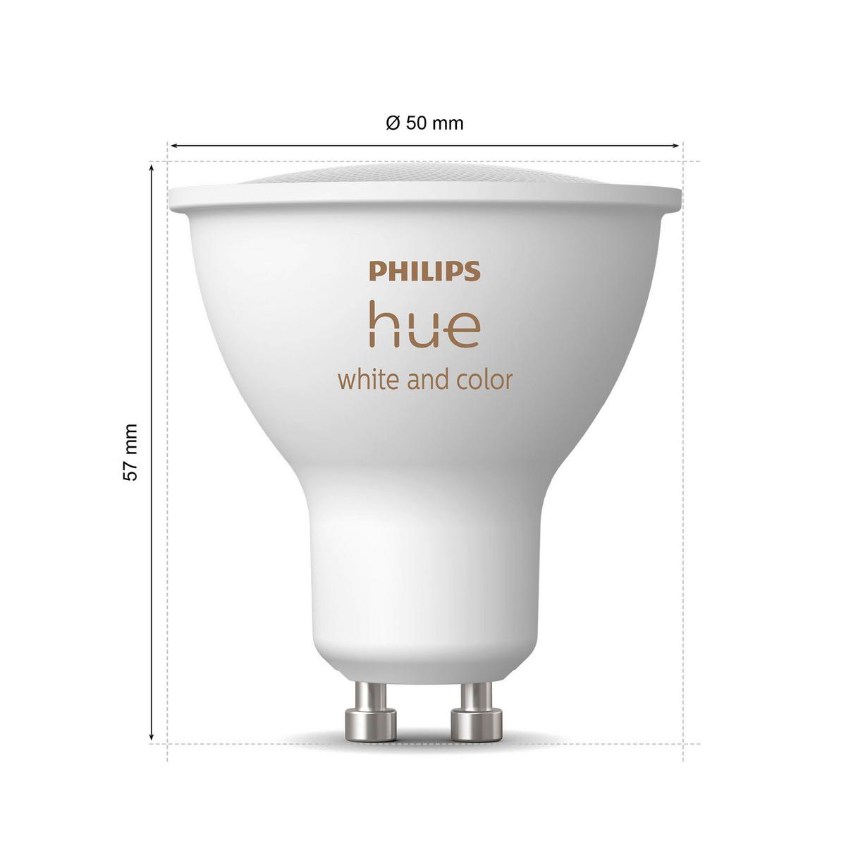 ŻARÓWKA LED PHILIPS HUEWCA XW - biały, Basics, tworzywo sztuczne (5,7/5/5cm) - Philips HUE