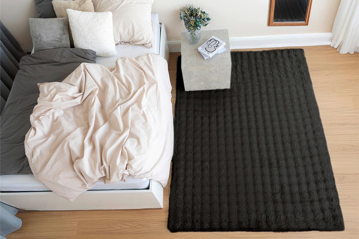 HOCHFLORTEPPICH Hailey 125 Schwarz 200 x 290 - Schwarz, Basics, Textil (200/290cm) - Kayoom