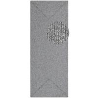 Läufer Trenzado Hellgrau ca. 80x200cm - Hellgrau, Basics, Kunststoff (80/200cm)