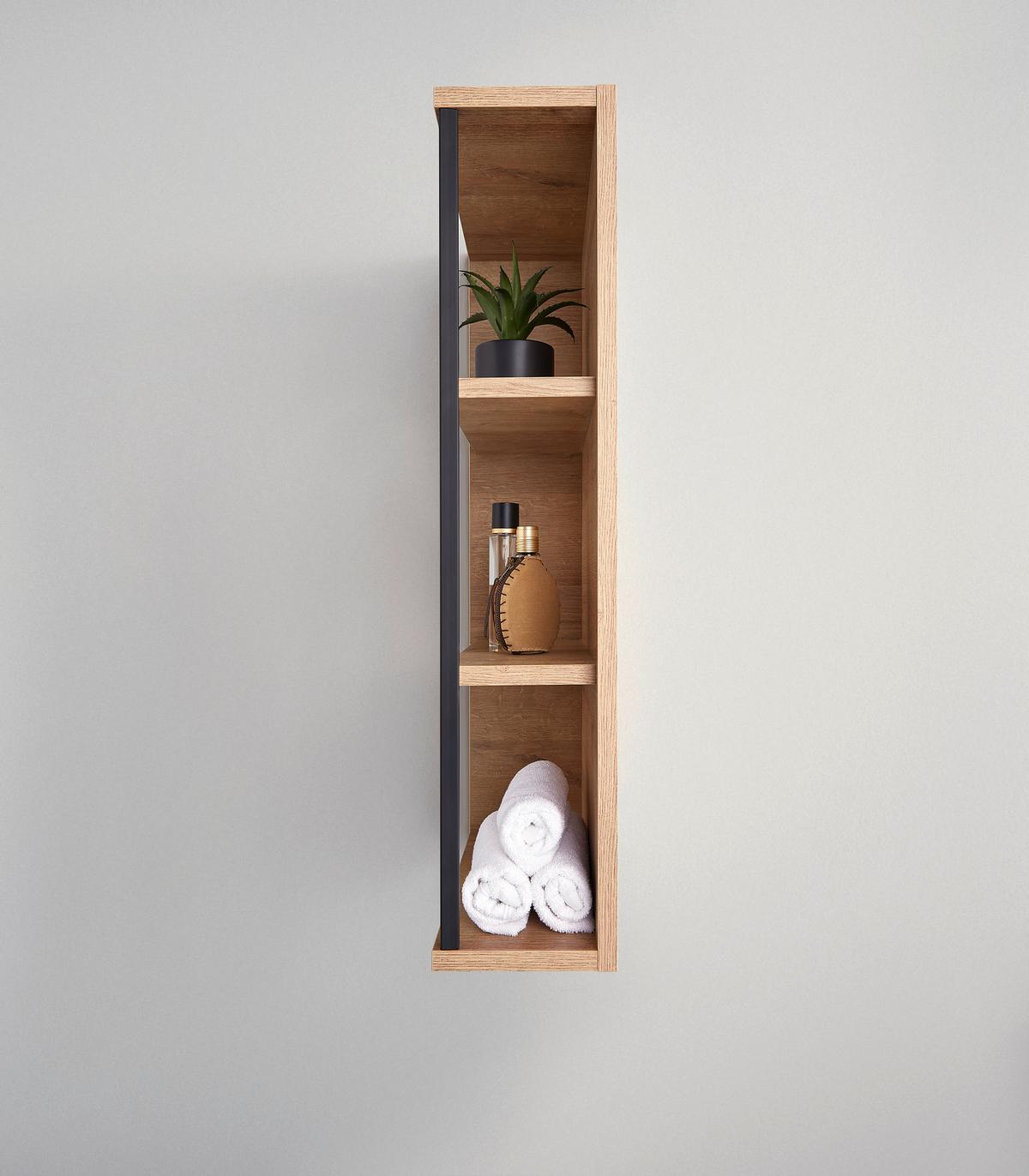 Wandregal in Eichefarben - Eichefarben, Modern, Holzwerkstoff (15/70/32,5cm) - Pelipal