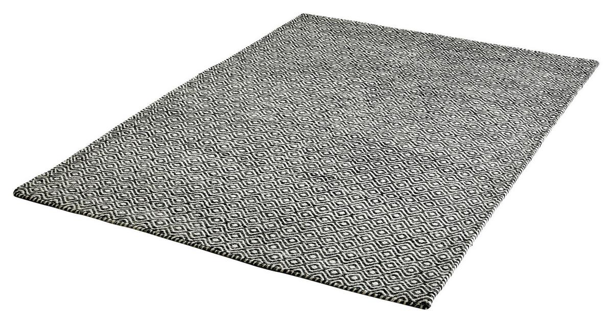 Flachwebeteppich My Jaipur - Graphitfarben, Natur, Textil (160/230cm)