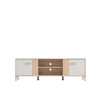 Tv Elem Belfort - tölgyfa színű/fehér, Modern, faalapú anyag (163,5/52/40cm)